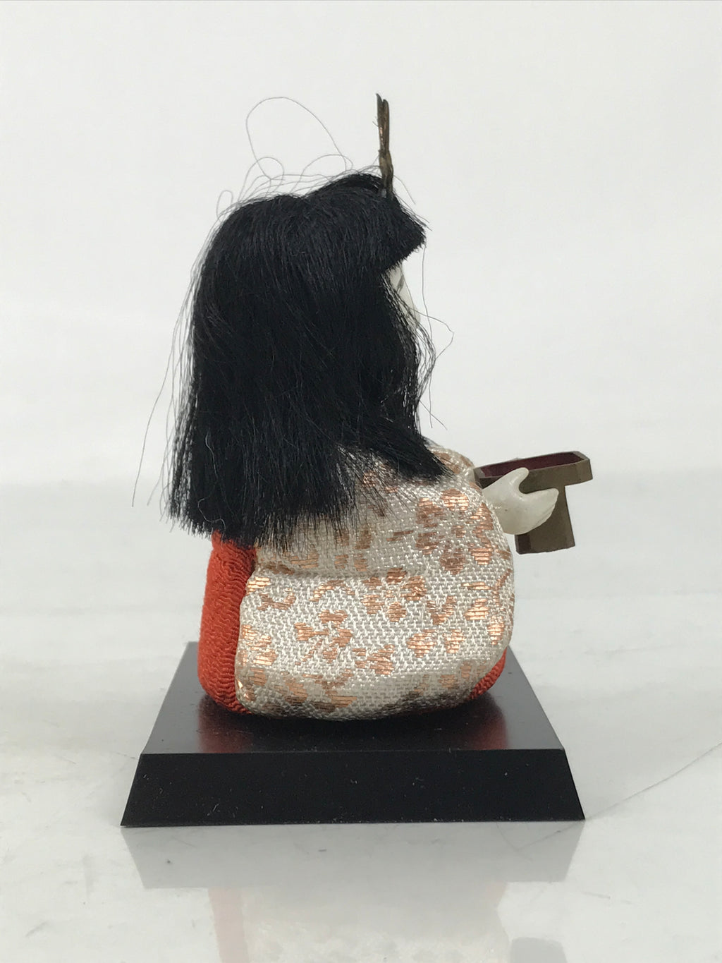 Japanese Hina Doll Ningyo Court Lady Vtg Girls Day Ohinasama Silk Kimekomi ID630
