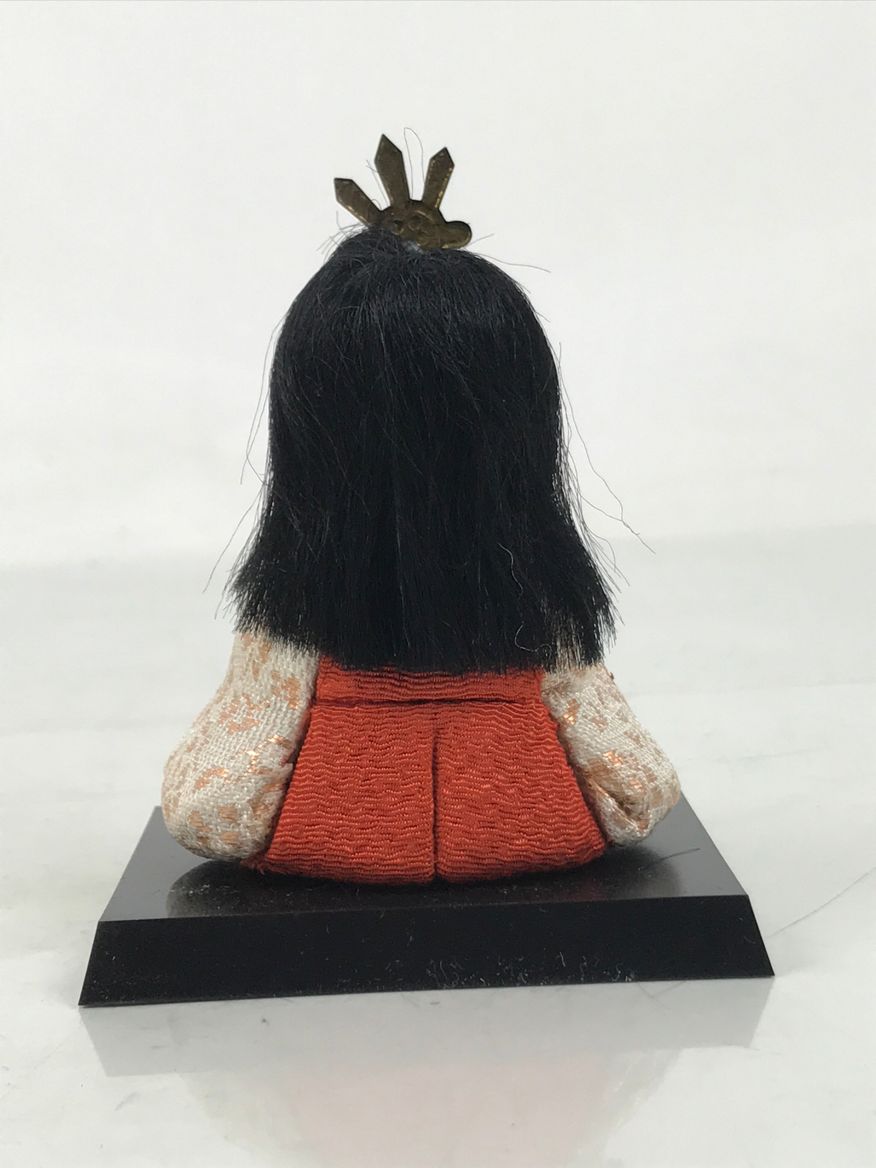 Japanese Hina Doll Ningyo Court Lady Vtg Girls Day Ohinasama Silk Kimekomi ID630