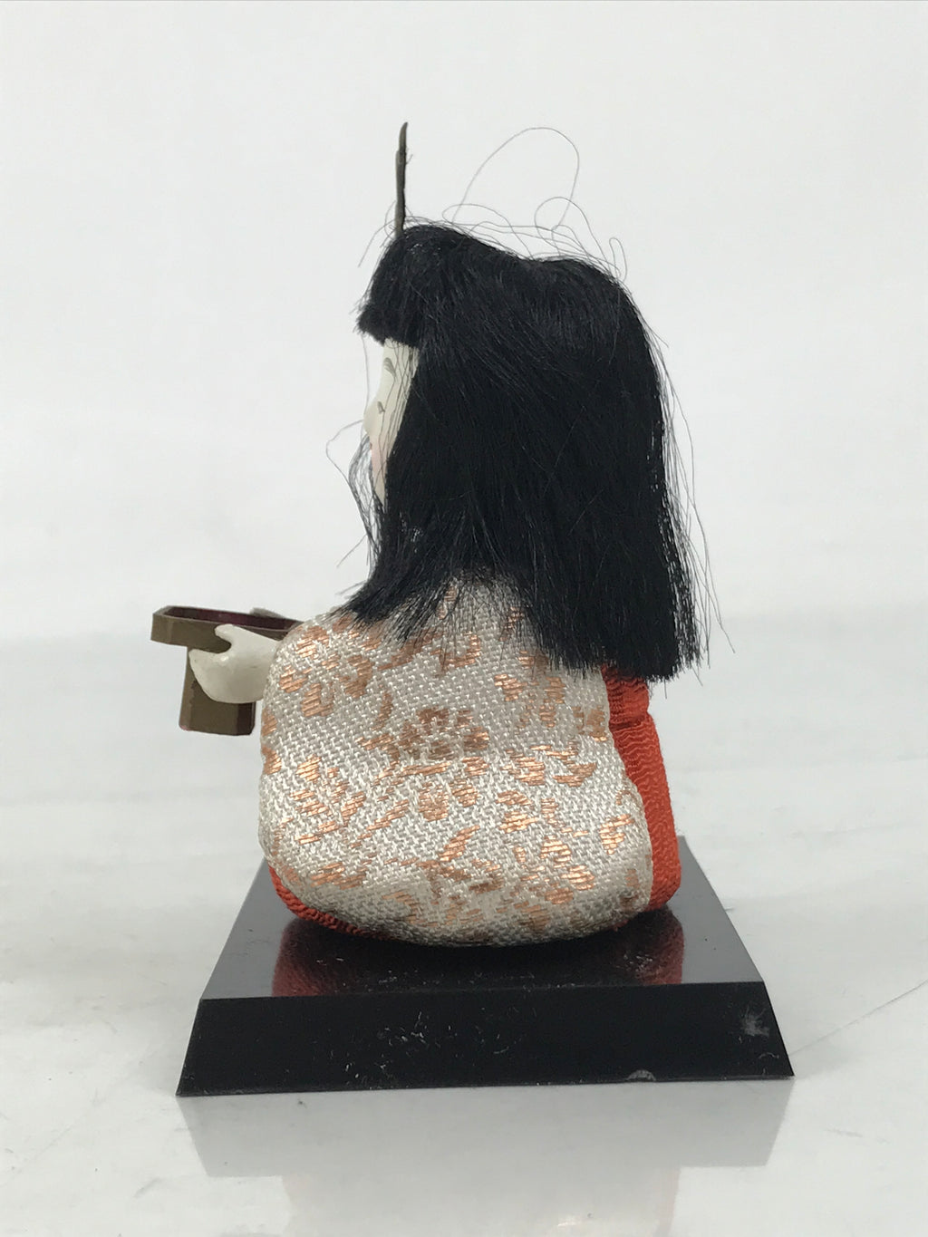 Japanese Hina Doll Ningyo Court Lady Vtg Girls Day Ohinasama Silk Kimekomi ID630