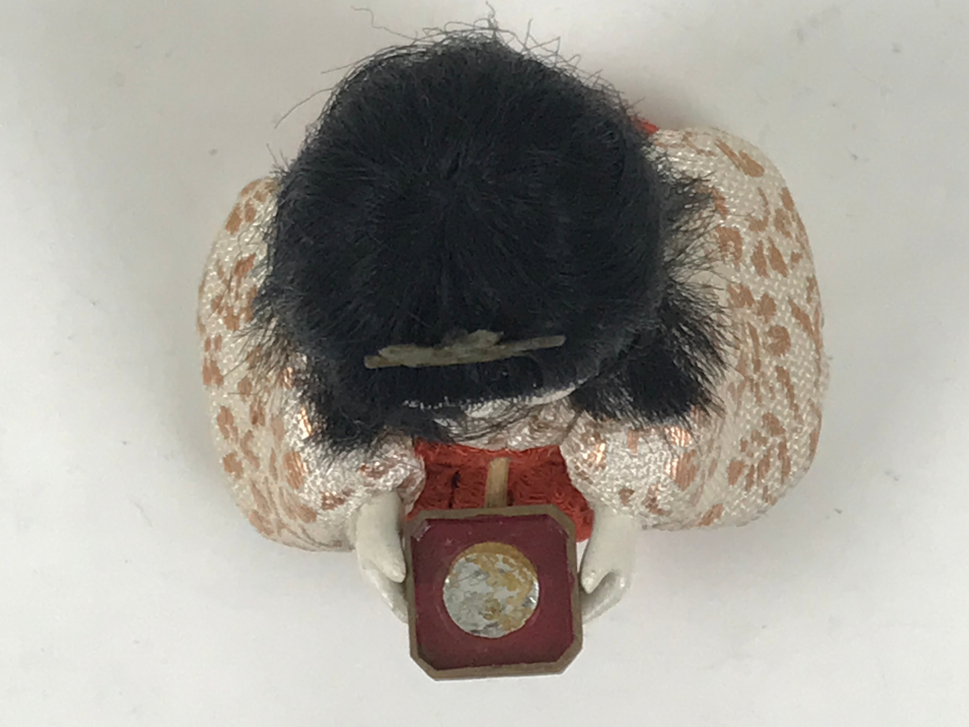 Japanese Hina Doll Ningyo Court Lady Vtg Girls Day Ohinasama Silk Kimekomi ID630