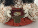 Japanese Hina Doll Ningyo Court Lady Vtg Girls Day Ohinasama Silk Kimekomi ID630