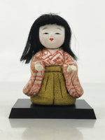 Japanese Hina Doll Ningyo Court Lady Vtg Girls Day Ohinasama Silk Kimekomi ID631