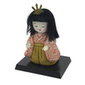 Japanese Hina Doll Ningyo Court Lady Vtg Girls Day Ohinasama Silk Kimekomi ID632