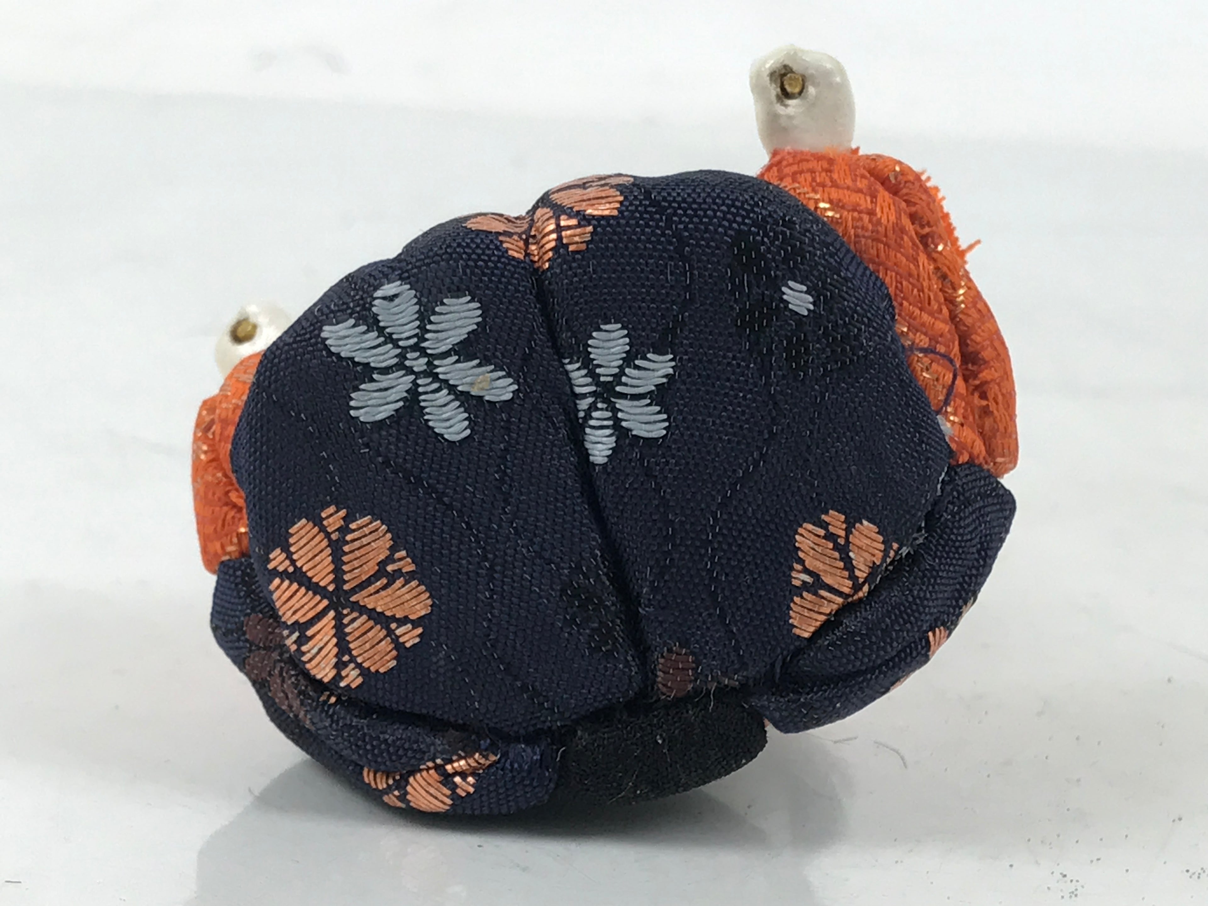 Japanese Hina Doll Ningyo Court Musician Drum Vtg Girls Day Silk Kimekomi ID638