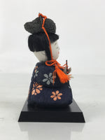 Japanese Hina Doll Ningyo Court Musician Flute Vtg Girls Day Silk Kimekomi ID641