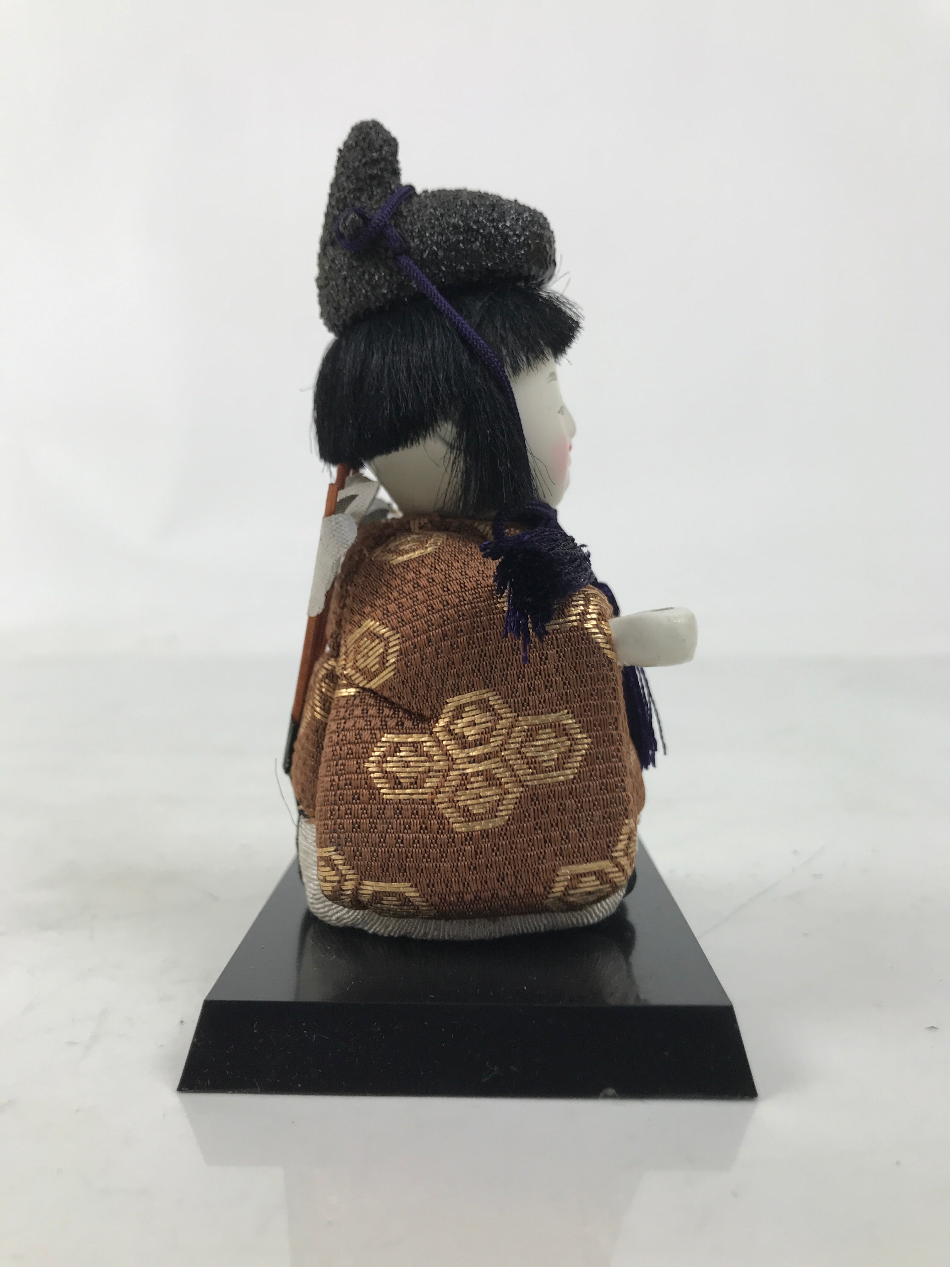 Japanese Hina Doll Ningyo Guard Vtg Girls Day Ohinasama Silk Kimekomi ID633
