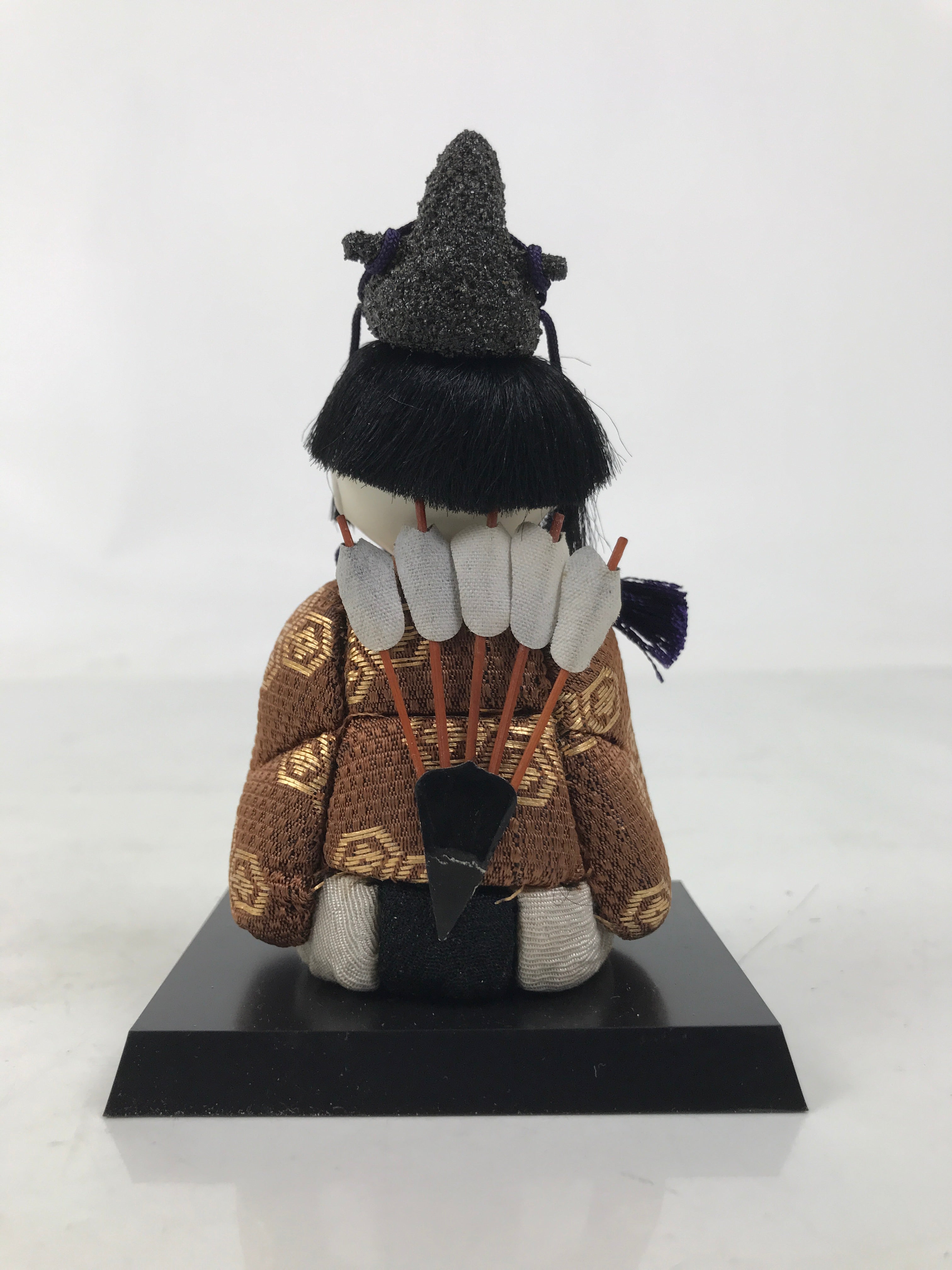 Japanese Hina Doll Ningyo Guard Vtg Girls Day Ohinasama Silk Kimekomi ID633