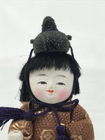 Japanese Hina Doll Ningyo Guard Vtg Girls Day Ohinasama Silk Kimekomi ID633