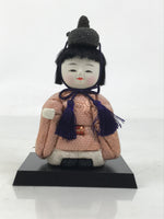 Japanese Hina Doll Ningyo Guard Vtg Girls Day Ohinasama Silk Kimekomi ID634