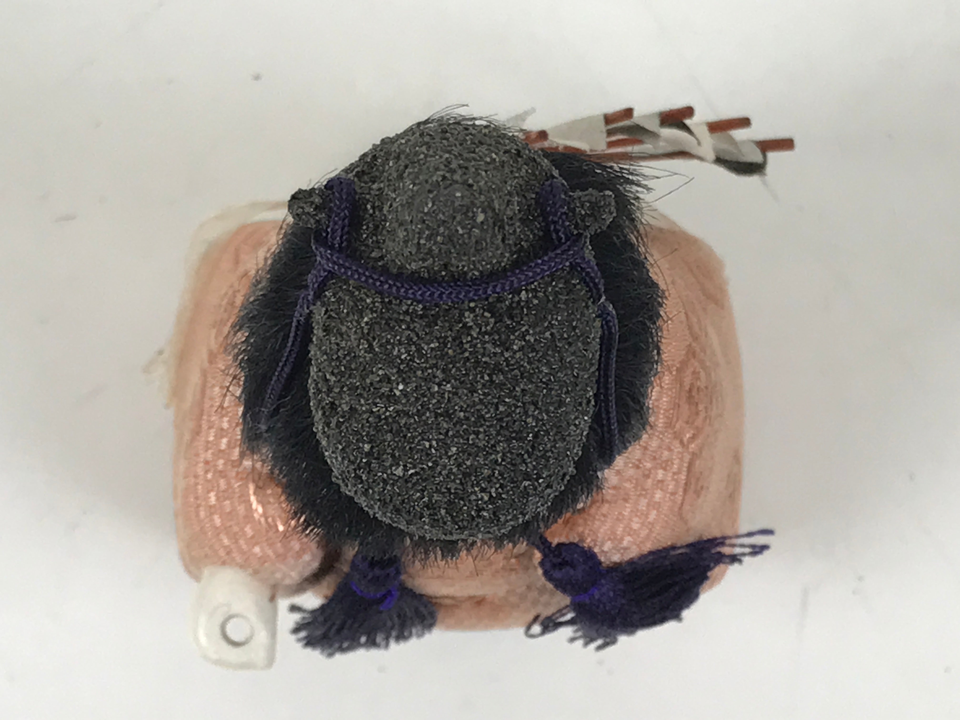 Japanese Hina Doll Ningyo Guard Vtg Girls Day Ohinasama Silk Kimekomi ID634