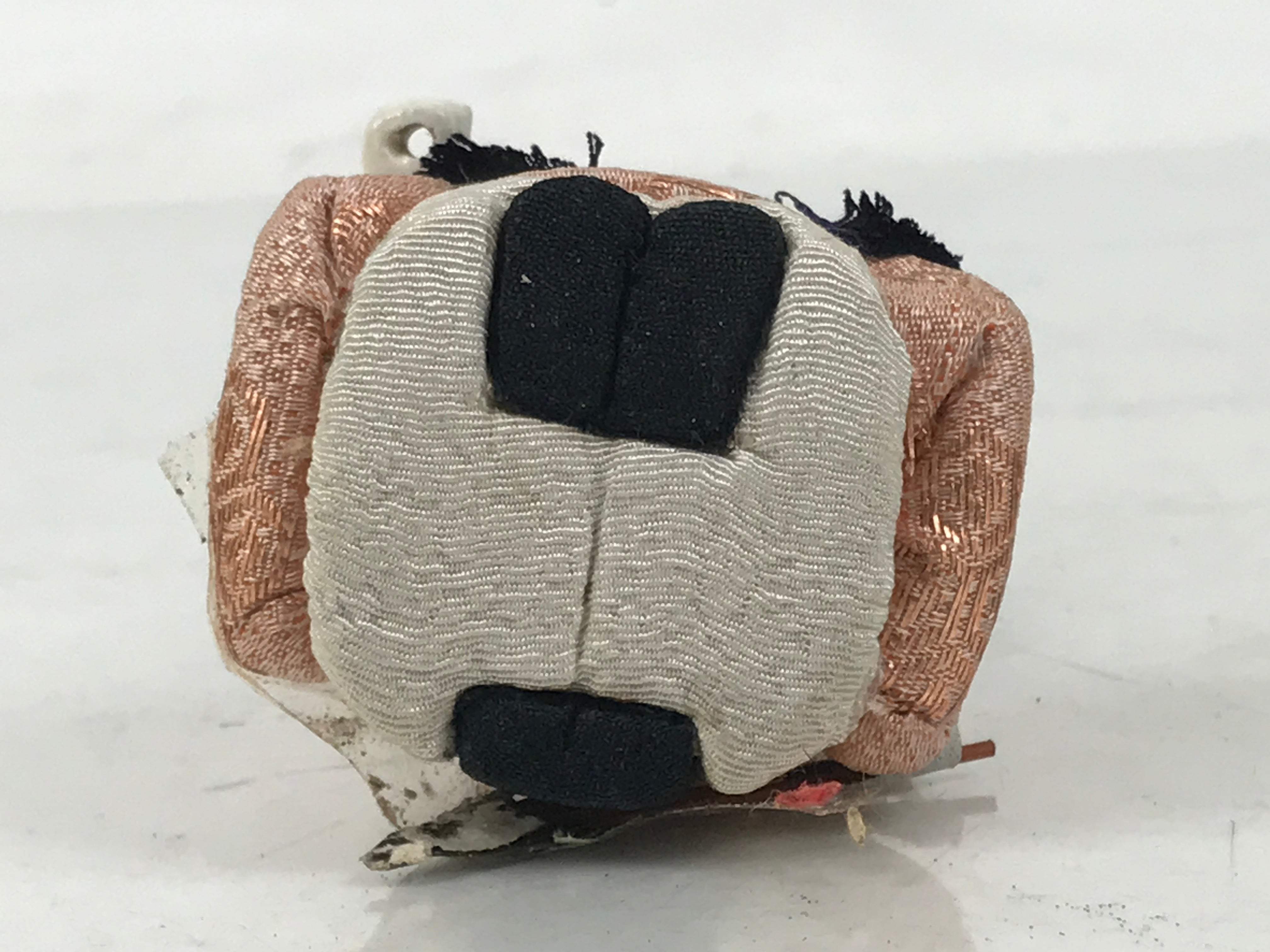 Japanese Hina Doll Ningyo Guard Vtg Girls Day Ohinasama Silk Kimekomi ID634