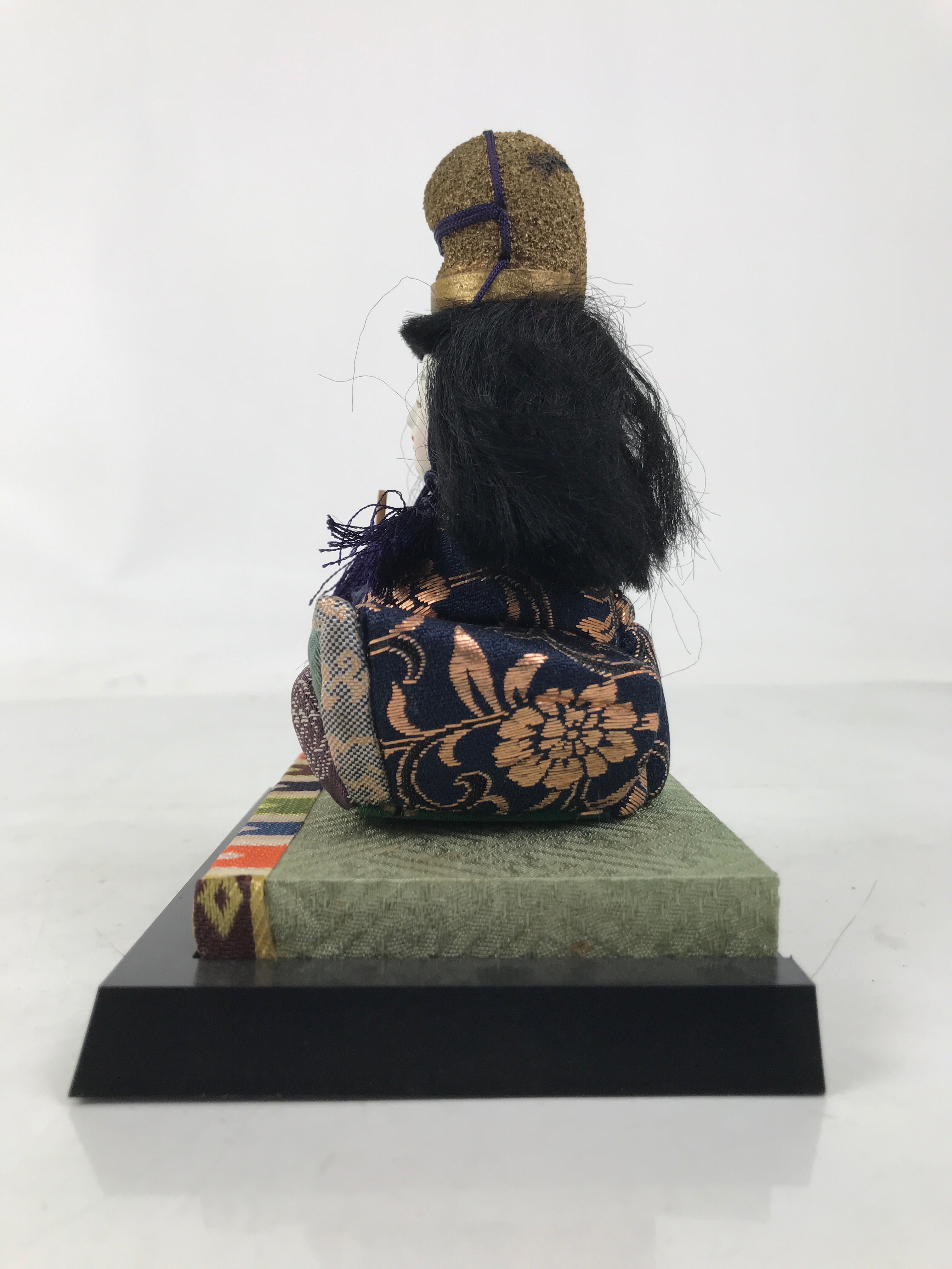 Japanese Hina Doll Ningyo Prince Vtg Girl's Day Ohinasama Silk Kimekomi ID629