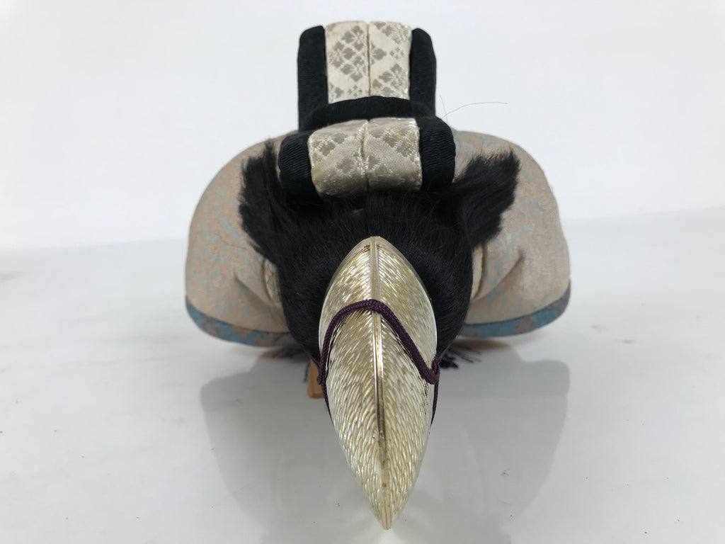 Japanese Hina Doll Ningyo Prince Vtg Girl's Day Ohinasama Silk Kimekomi ID664