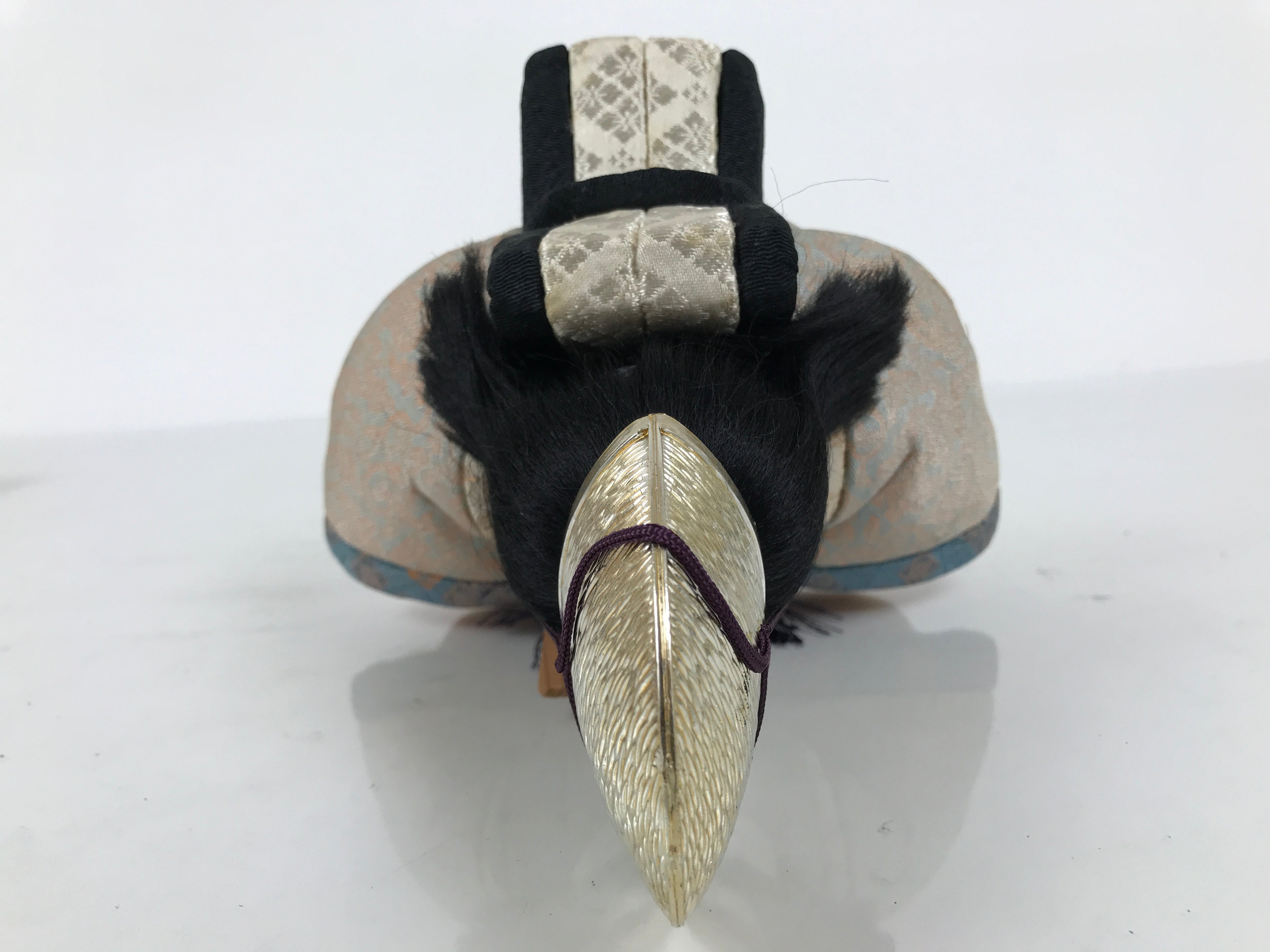 Japanese Hina Doll Ningyo Prince Vtg Girl's Day Ohinasama Silk Kimekomi ID664