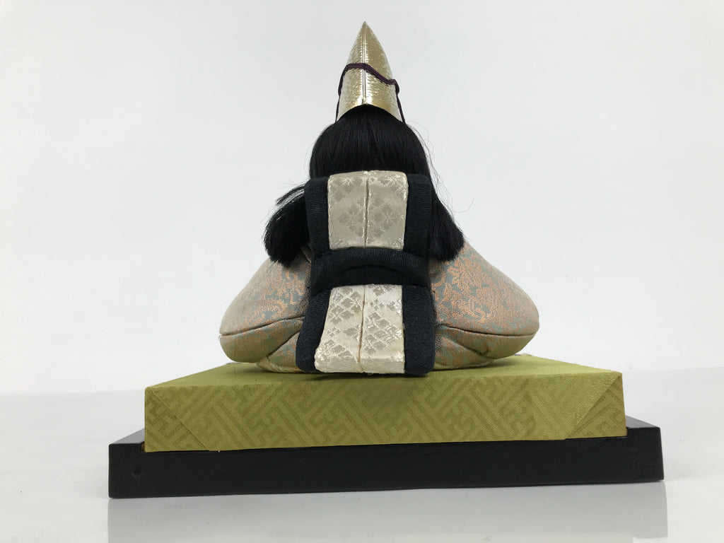Japanese Hina Doll Ningyo Prince Vtg Girl's Day Ohinasama Silk Kimekomi ID664