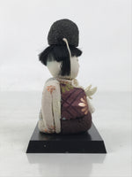 Japanese Hina Doll Ningyo Shichou Man Servant Vtg Girls Day Silk Kimekomi ID635