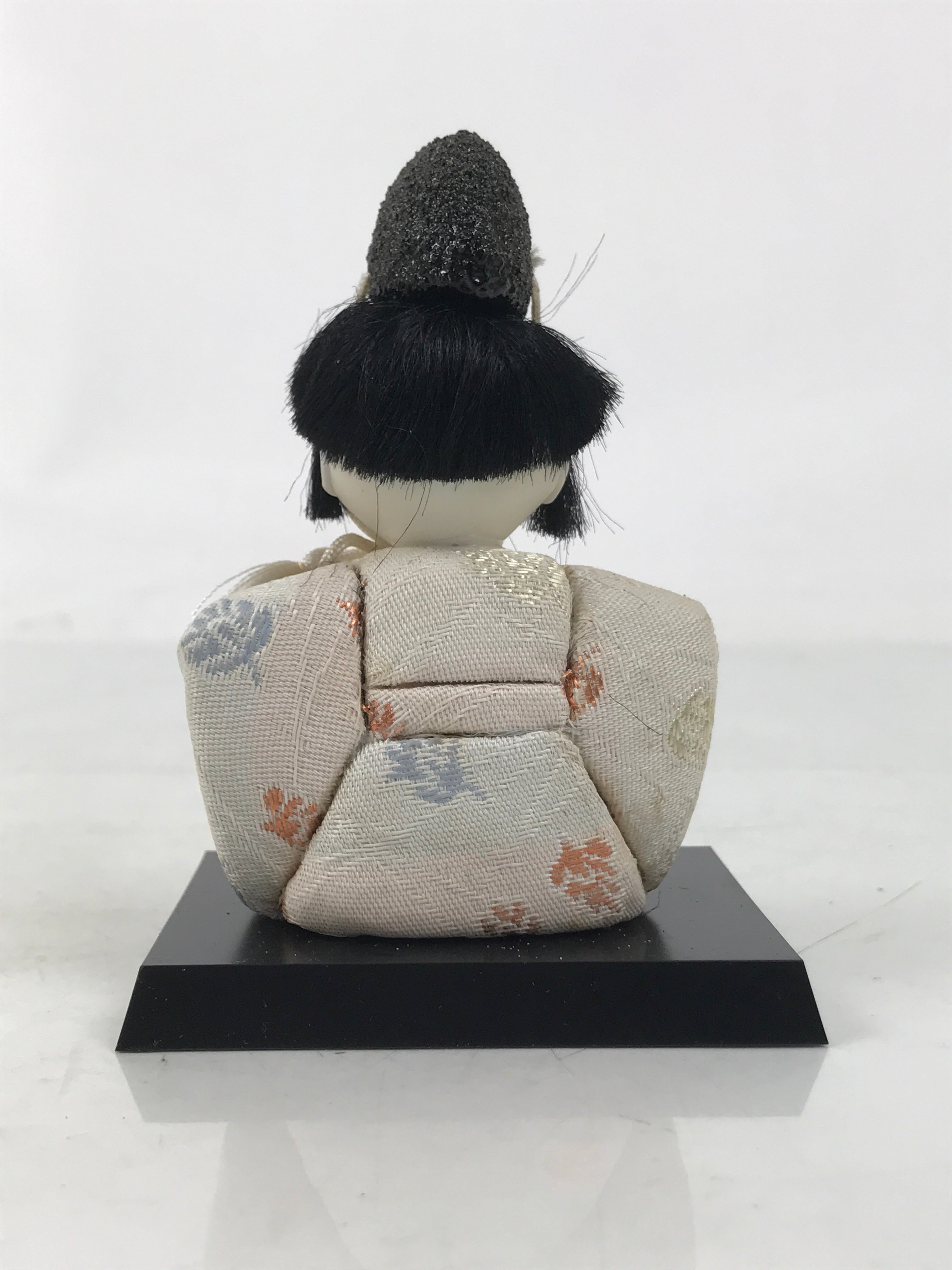 Japanese Hina Doll Ningyo Shichou Man Servant Vtg Girls Day Silk Kimekomi ID636