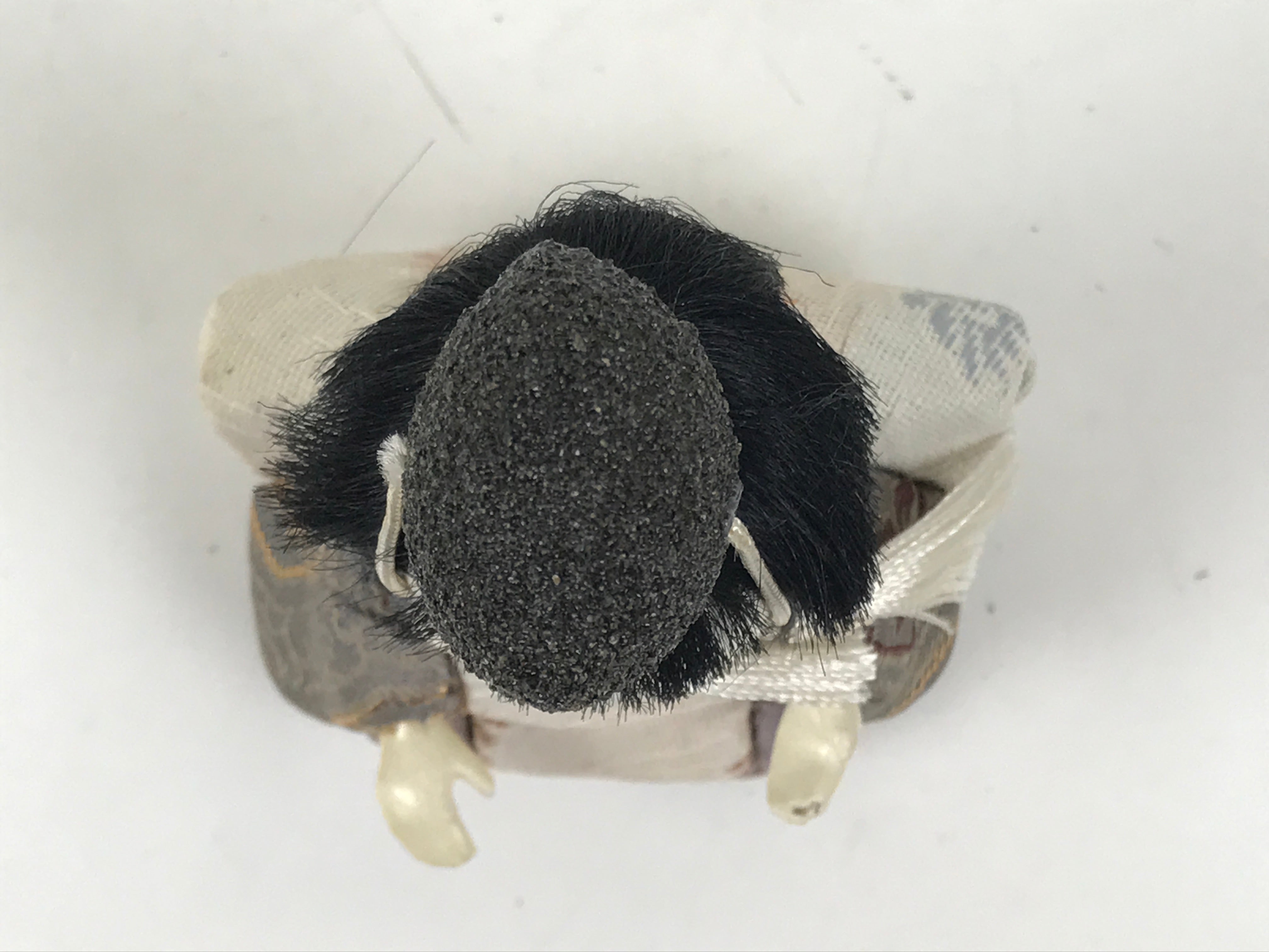 Japanese Hina Doll Ningyo Shichou Man Servant Vtg Girls Day Silk Kimekomi ID636