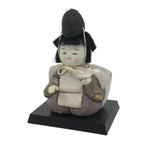 Japanese Hina Doll Ningyo Shichou Man Servant Vtg Girls Day Silk Kimekomi ID636