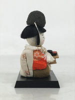 Japanese Hina Doll Ningyo Shichou Man Servant Vtg Girls Day Silk Kimekomi ID637