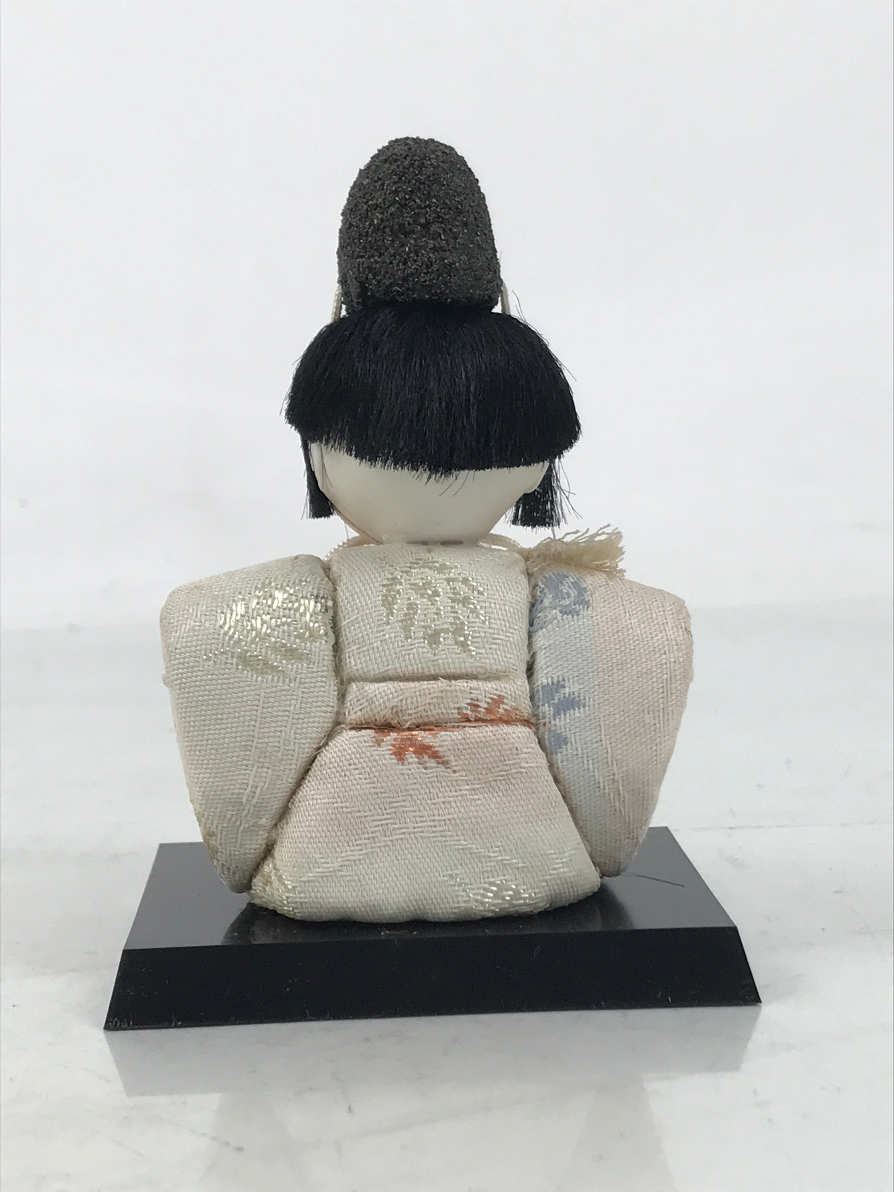 Japanese Hina Doll Ningyo Shichou Man Servant Vtg Girls Day Silk Kimekomi ID637