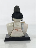 Japanese Hina Doll Ningyo Shichou Man Servant Vtg Girls Day Silk Kimekomi ID637