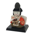 Japanese Hina Doll Ningyo Shichou Man Servant Vtg Girls Day Silk Kimekomi ID637