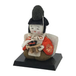 Japanese Hina Doll Ningyo Shichou Man Servant Vtg Girls Day Silk Kimekomi ID637
