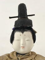 Japanese Hina Doll Nyngo Girl's Day Prince Vtg Ohinasama Matsuri Silk ID529