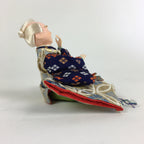Japanese Hina Doll Servant Vtg Expressive Smile Face Girls Day Decor ID341