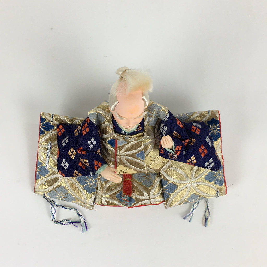 Japanese Hina Doll Servant Vtg Expressive Smile Face Girls Day Decor ID341