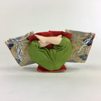 Japanese Hina Doll Servant Vtg Expressive Smile Face Girls Day Decor ID341