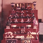 Japanese Hina Matsuri Girl Day Doll Display Photograph Vtg Festival Color PH238