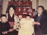 Japanese Hina Matsuri Girl Day Family Photograph Vtg Doll Festival Color PH253