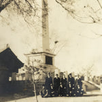 Japanese Hotan 6th Regiment Monument China Travel Photograph Vtg Sepia PH185