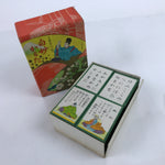 Japanese Hyakunin Isshu Vtg Playing Cards Karuta 100 Poem Matching Game JK694