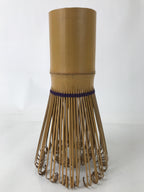 Japanese Ikebana Flower Arrangement Vase Vtg Chasen Matcha Whisk Bamboo FK164