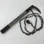 Japanese Imitation Metal Toy Ninja Kusarigama Vtg Sickle Chain Performance JK842