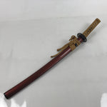 Japanese Imitation Metal Toy Sword Chisa Katana Wakizashi Nashiji Lacquer JK782