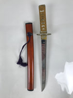 Japanese Imitation Metal Toy Sword Samurai Tanto Katana Nashiji Lacquer JK941