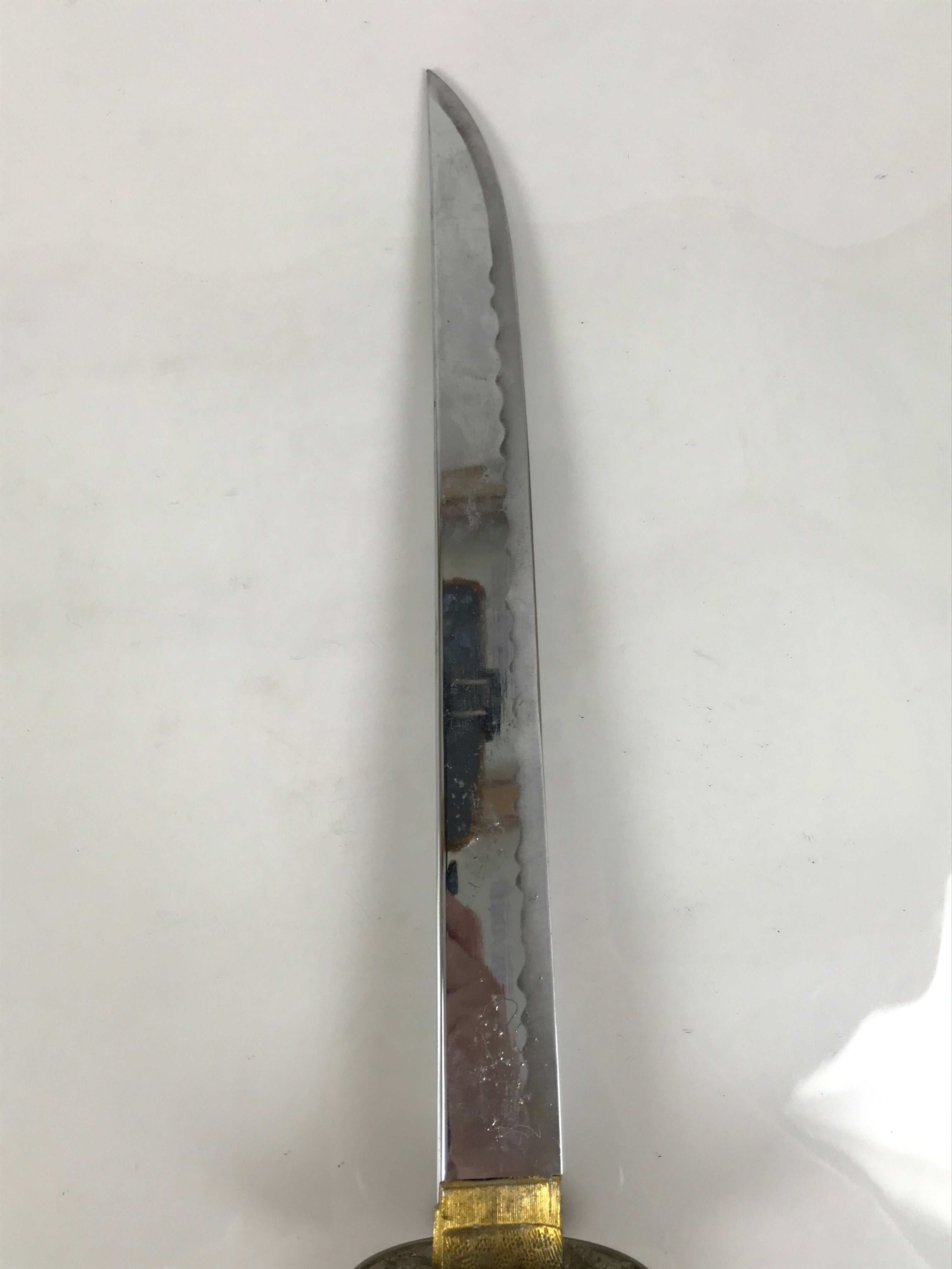 Japanese Imitation Metal Toy Sword Samurai Tanto Katana Nashiji Lacquer JK941