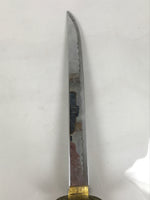 Japanese Imitation Metal Toy Sword Samurai Tanto Katana Nashiji Lacquer JK941