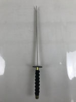 Japanese Imitation Metal Toy Sword Vtg Chisa Katana Wakizashi Black Gold JK780