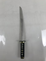 Japanese Imitation Metal Toy Sword Vtg Chisa Katana Wakizashi Black Gold JK780