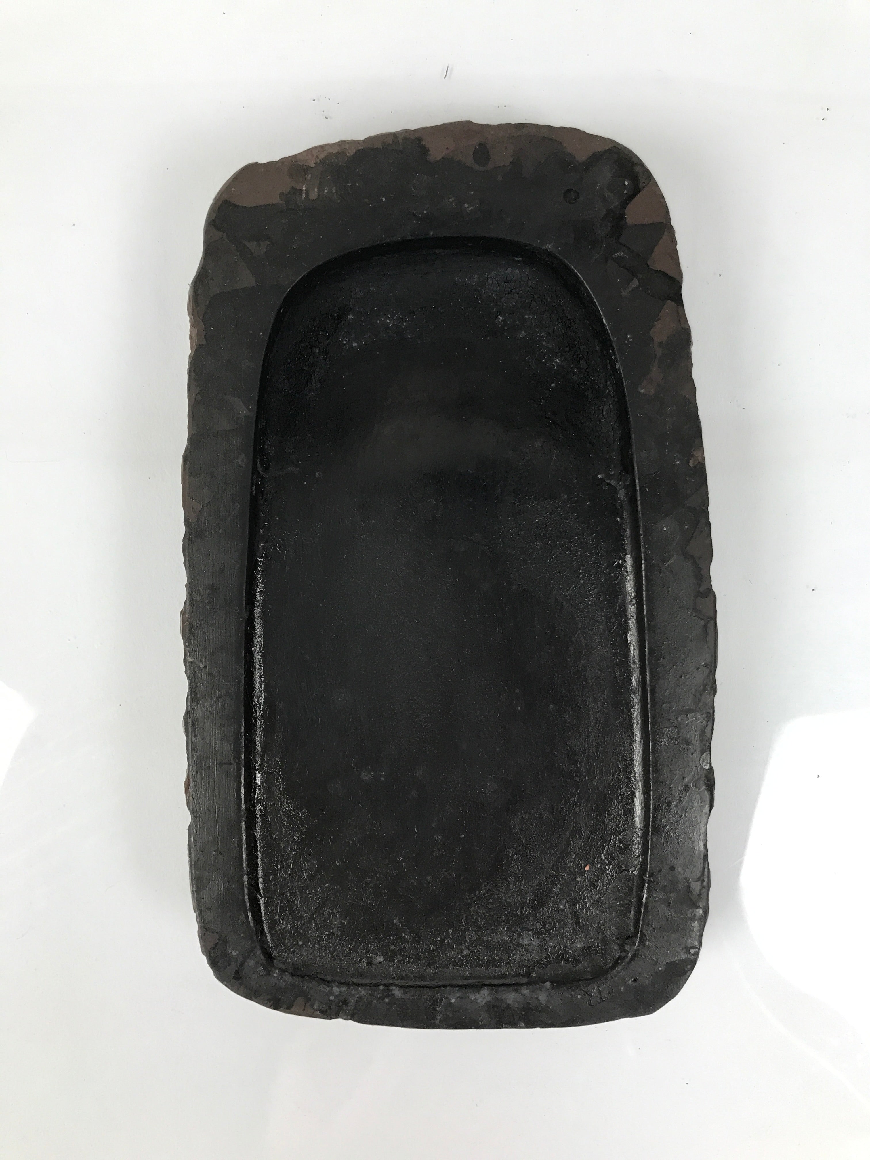 Japanese Inkstone Suzuri Vtg Sumi Grinder Calligraphy Shodo Shuji Tool SZ64