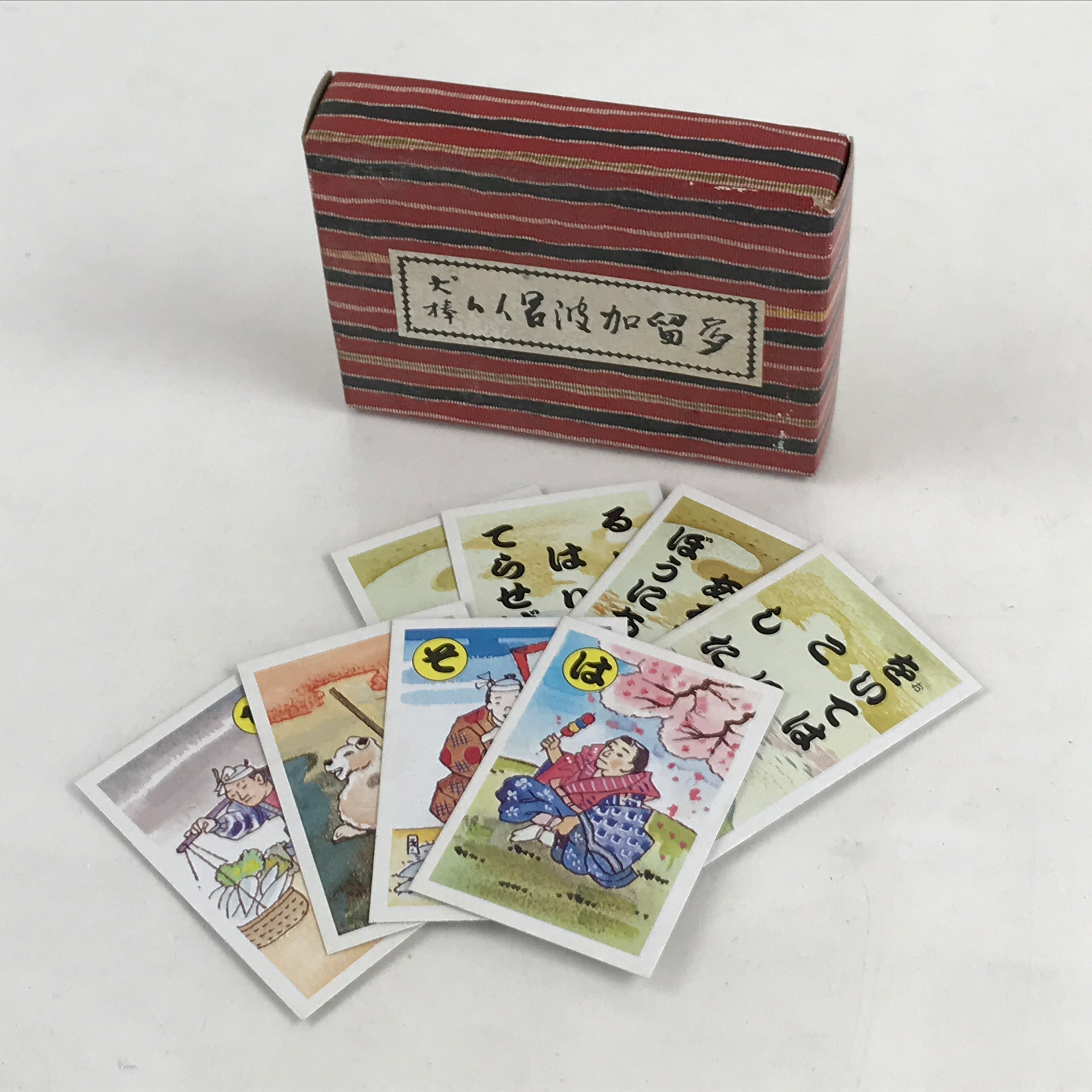 Japanese Iroha Karuta Playing Cards Vt Classic Game Proverbs Picture Hiragana J