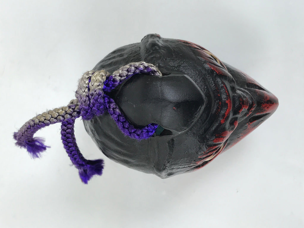 Japanese Iron Bell Dorei Karasu Tengu Tetsurin Yokai Folklore Black Red DR642
