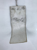 Japanese Iron Furin Wind Chime Tetsurin Vtg Bell Moon Lantern Paper Amulet DR525