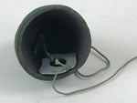 Japanese Iron Furin Wind Chime Tetsurin Vtg Green String Iwate Nanbu Owl DR500