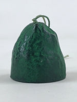 Japanese Iron Furin Wind Chime Tetsurin Vtg Green String Iwate Nanbu Owl DR500